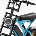V20 Pro Mini Fatbike | Blauw | 250 Watt High Speed Motor