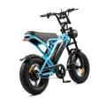 V20 Pro Mini Fatbike | Blauw | 250 Watt High Speed Motor